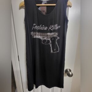 Rhinestone Knee Length Drees- NWT One Size fits most